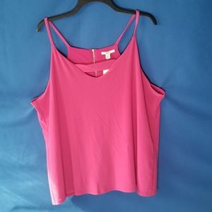 Bar III Zip Back Halter Top